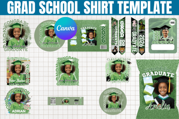 Download 2026 Graduation Design Template Bundle - Design template Collection