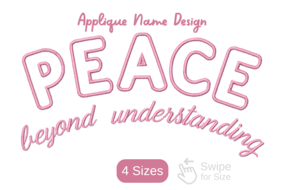 Download Peace Beyond Understanding Applique - Understanding Collection