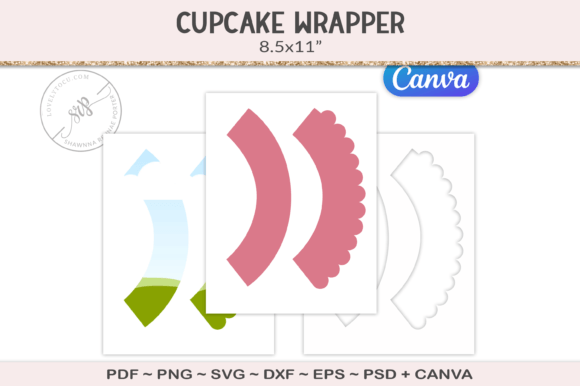 Download Cupcake Wrapper Design Template - Design template Collection