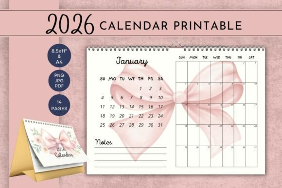 Download 2026 Calendar Printable Template - Calendar printable Collection